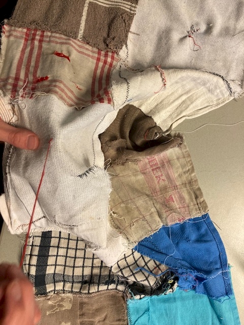 curious hands. space + sound in learning making Workshop. Make Do: Textile Repair and Processes of Maintenance. Ren Ewart. Photo: Imka Buurke.